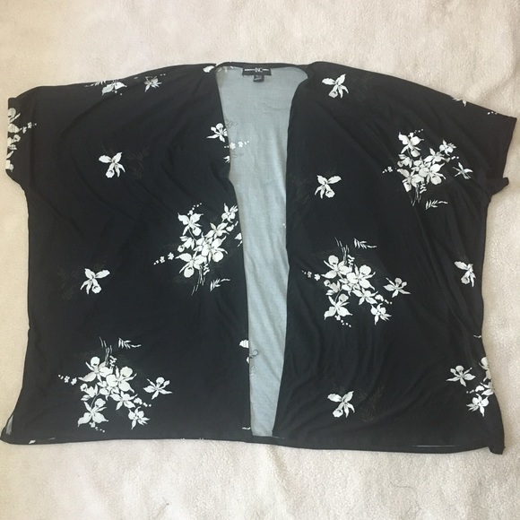 INC floral sleeveless cardigan - Picture 7 of 10